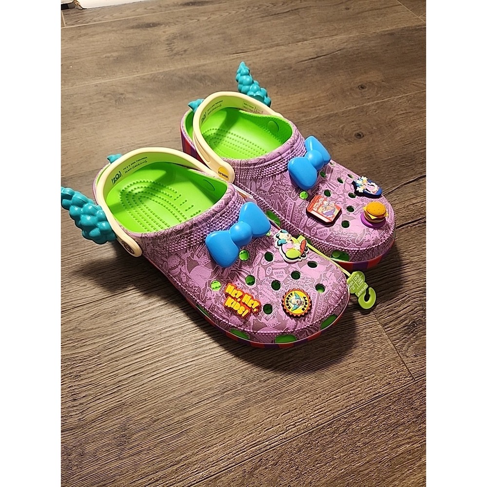 Crocs x Krusty the Clown Classic Clogs Mens 9 The Simpsons 211107-90H New NWT